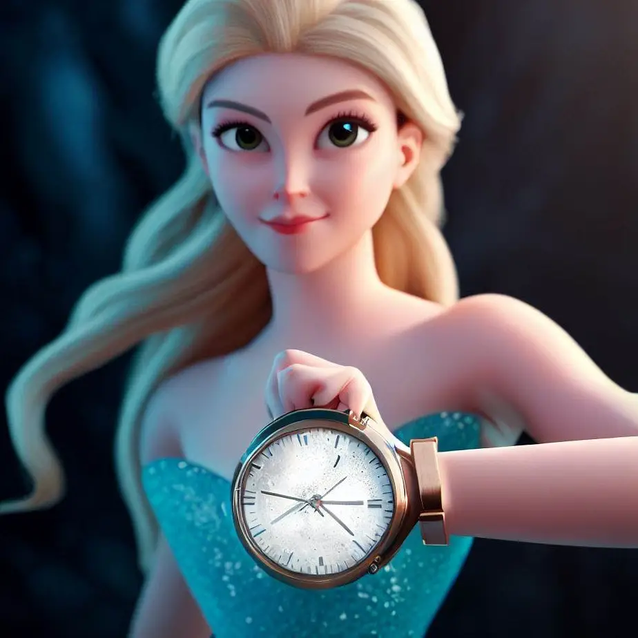 Ceas cu Elsa: Magia încântătoare a personajului preferat al copiilor