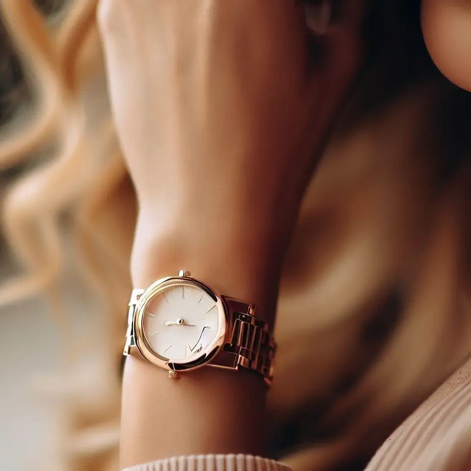 Ceasuri damă aur 14k: Eleganță și rafinament la încheietura mâinii tale